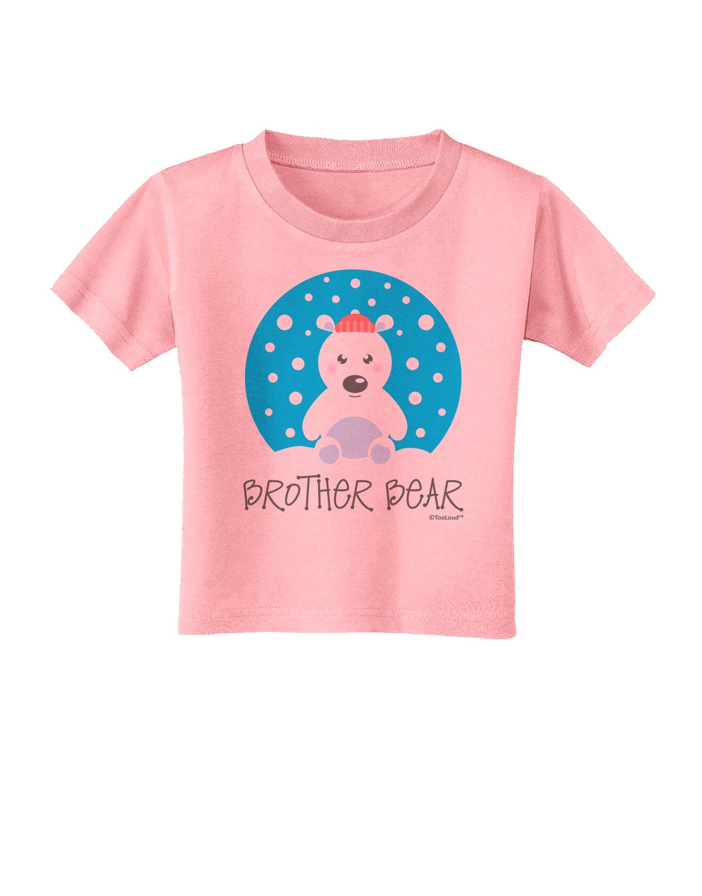 Matching Polar Bear Family - Brother Bear Toddler T-Shirt by TooLoud-Toddler T-Shirt-TooLoud-Candy-Pink-2T-Davson Sales