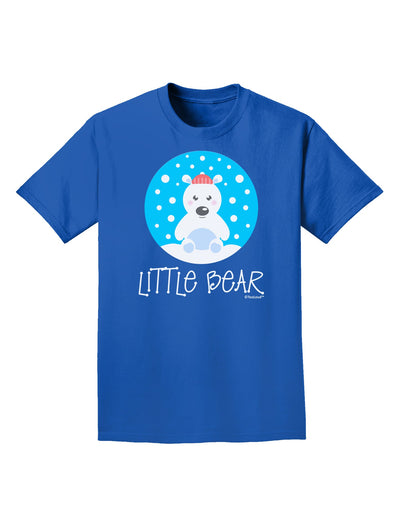 Matching Polar Bear Family - Little Bear Adult Dark T-Shirt by TooLoud-Mens T-Shirt-TooLoud-Royal-Blue-Small-Davson Sales