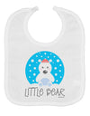 Matching Polar Bear Family - Little Bear Baby Bib by TooLoud