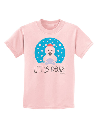 Matching Polar Bear Family - Little Bear Childrens T-Shirt by TooLoud-Childrens T-Shirt-TooLoud-PalePink-X-Small-Davson Sales