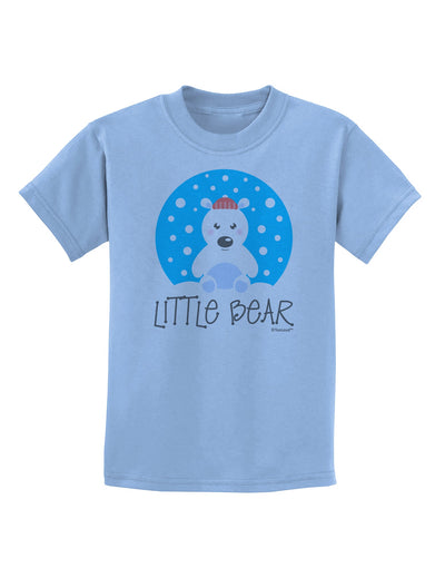 Matching Polar Bear Family - Little Bear Childrens T-Shirt by TooLoud-Childrens T-Shirt-TooLoud-Light-Blue-X-Small-Davson Sales