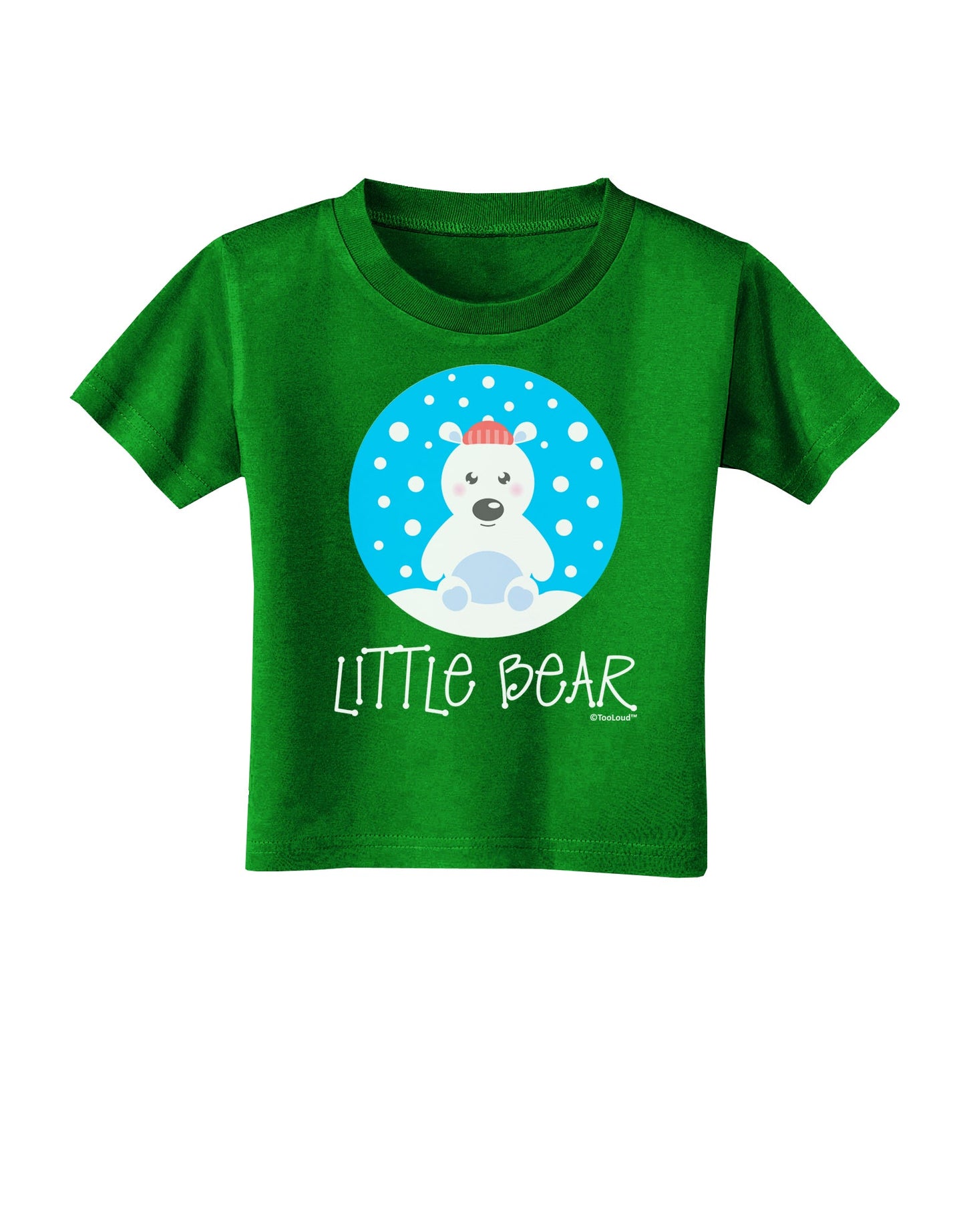 Matching Polar Bear Family - Little Bear Toddler T-Shirt Dark by TooLoud-Toddler T-Shirt-TooLoud-Royal-Blue-2T-Davson Sales