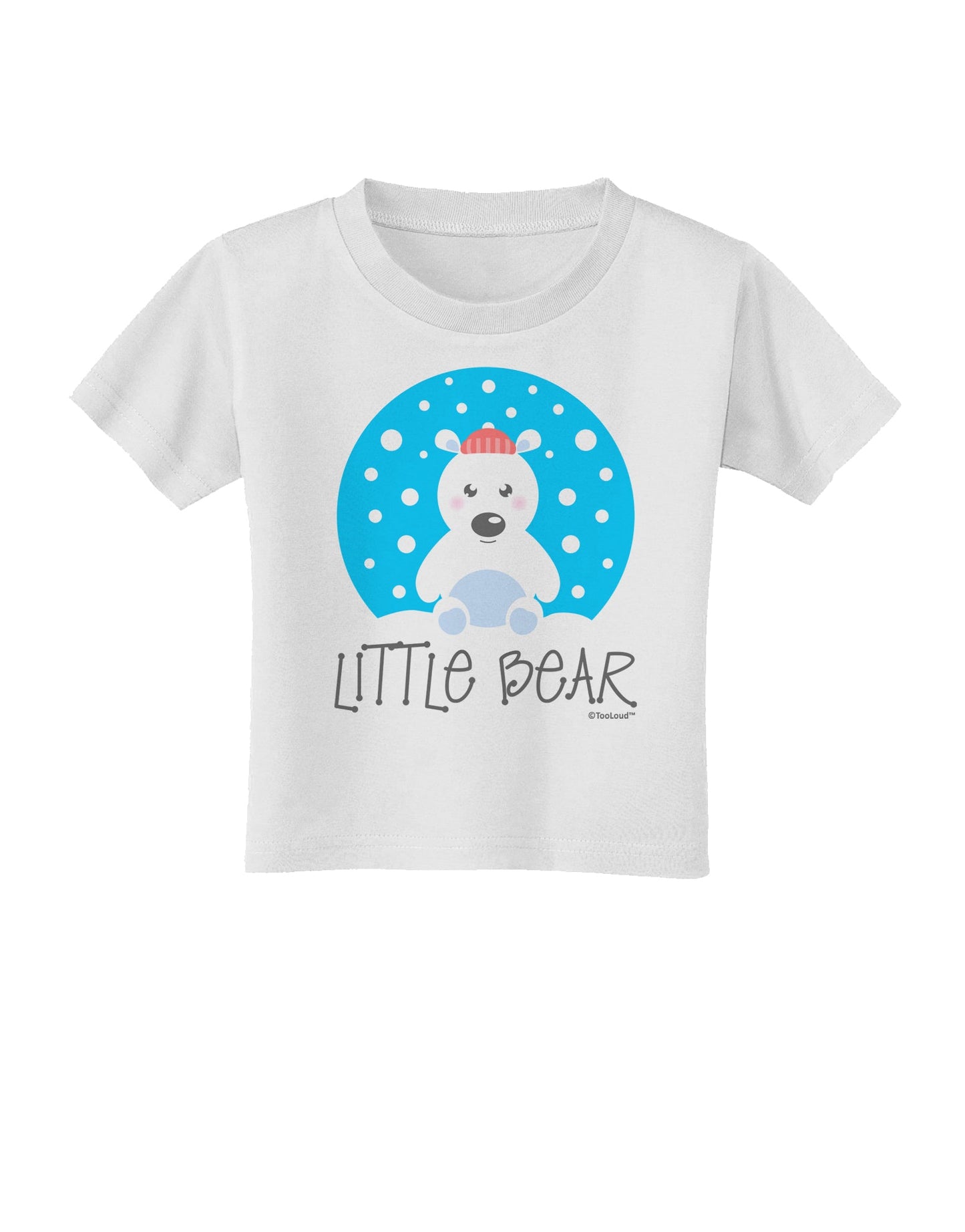 Matching Polar Bear Family - Little Bear Toddler T-Shirt by TooLoud-Toddler T-Shirt-TooLoud-White-2T-Davson Sales