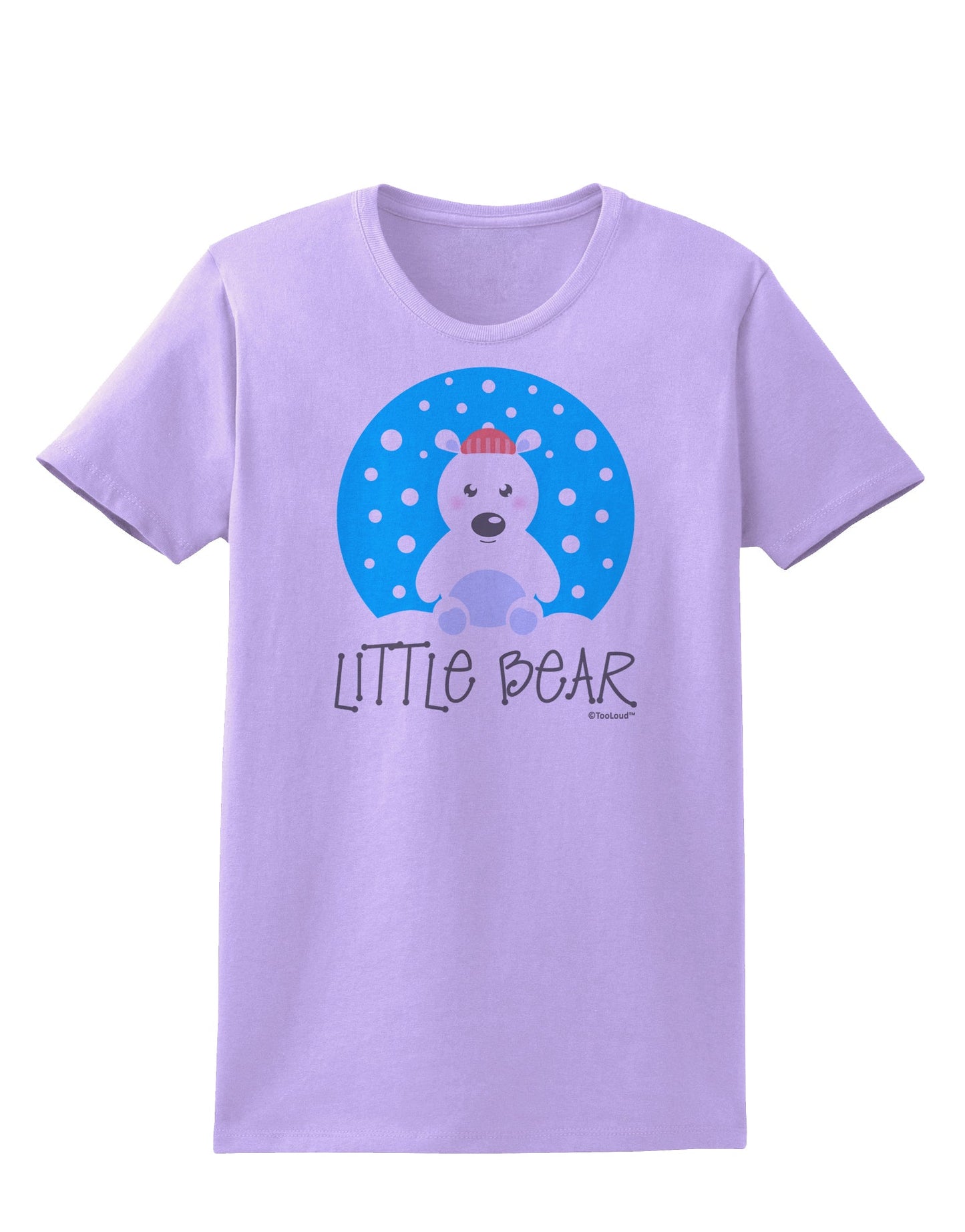 Matching Polar Bear Family - Little Bear Womens T-Shirt by TooLoud-Womens T-Shirt-TooLoud-Lavender-X-Small-Davson Sales