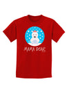 Matching Polar Bear Family - Mama Bear Childrens Dark T-Shirt by TooLoud-Childrens T-Shirt-TooLoud-Red-X-Small-Davson Sales