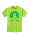 Matching Polar Bear Family - Mama Bear Childrens T-Shirt by TooLoud-Childrens T-Shirt-TooLoud-Lime-Green-X-Small-Davson Sales