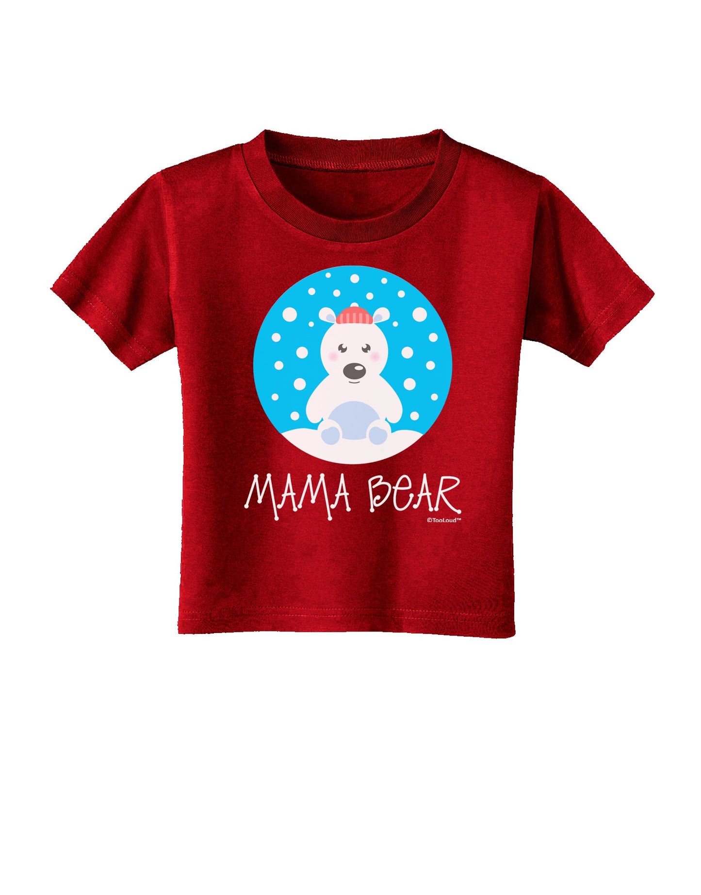 Matching Polar Bear Family - Mama Bear Toddler T-Shirt Dark by TooLoud-Toddler T-Shirt-TooLoud-Clover-Green-2T-Davson Sales