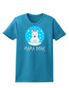 Matching Polar Bear Family - Mama Bear Womens Dark T-Shirt by TooLoud-Womens T-Shirt-TooLoud-Turquoise-X-Small-Davson Sales