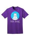 Matching Polar Bear Family - Papa Bear Adult Dark T-Shirt by TooLoud-Mens T-Shirt-TooLoud-Purple-Small-Davson Sales