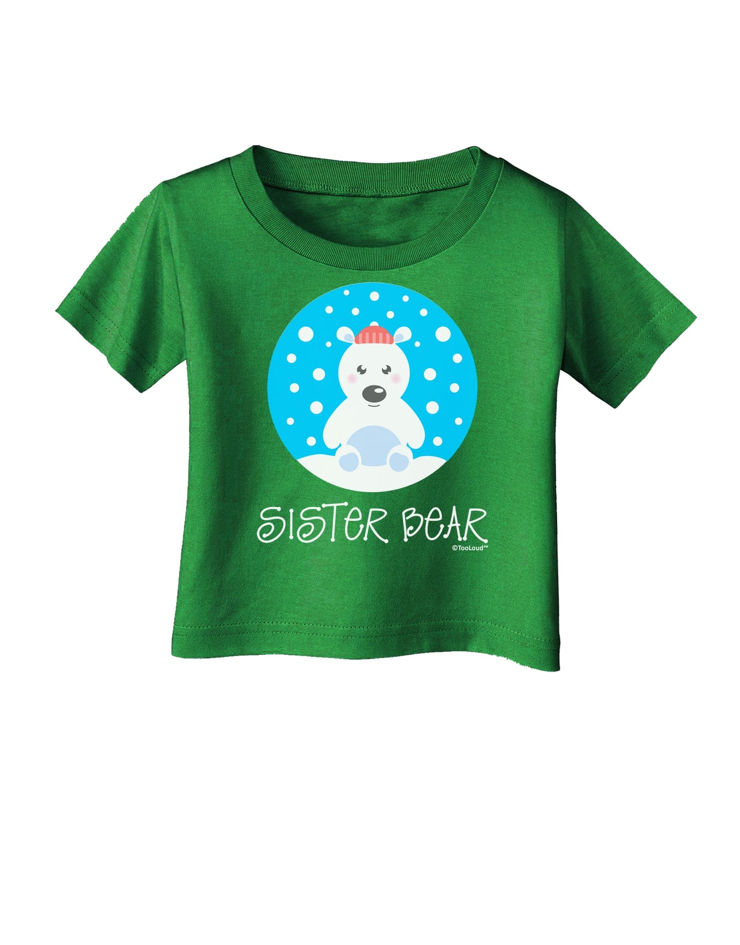 Matching Polar Bear Family - Sister Bear Infant T-Shirt Dark by TooLoud-Infant T-Shirt-TooLoud-Royal-Blue-06-Months-Davson Sales