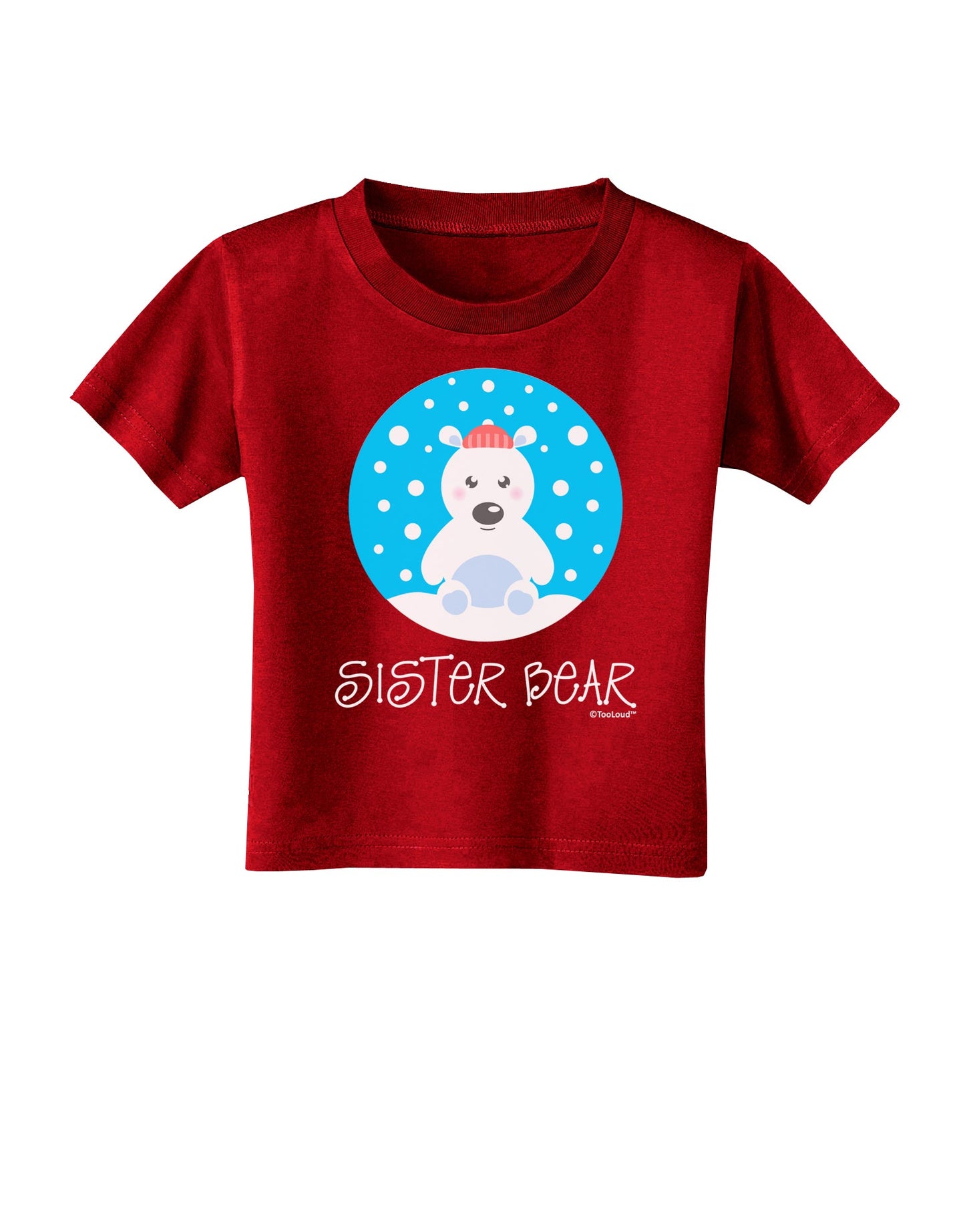Matching Polar Bear Family - Sister Bear Toddler T-Shirt Dark by TooLoud-Toddler T-Shirt-TooLoud-Clover-Green-2T-Davson Sales