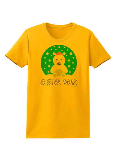 Matching Polar Bear Family - Sister Bear Womens T-Shirt by TooLoud-Womens T-Shirt-TooLoud-Gold-X-Small-Davson Sales