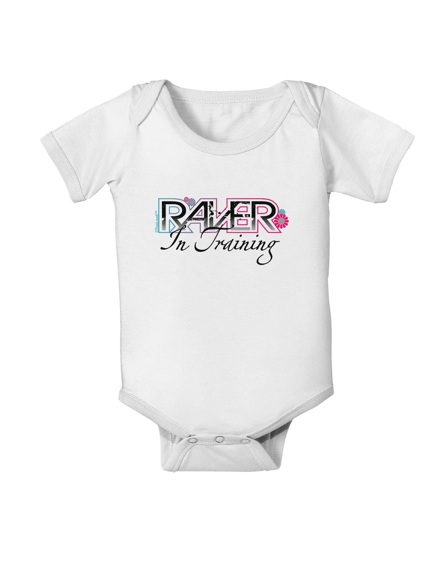 Matching Raver - In Training Baby Romper Bodysuit-Baby Romper-TooLoud-White-06-Months-Davson Sales