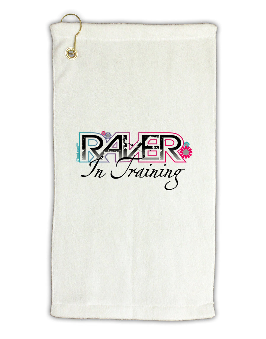 Matching Raver - In Training Micro Terry Gromet Golf Towel 16 x 25 inch-Golf Towel-TooLoud-White-Davson Sales