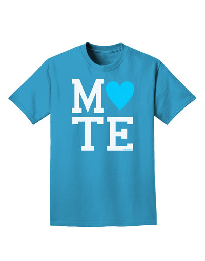 Matching Soulmate Design - Mate - Blue Adult Dark T-Shirt by TooLoud-Mens T-Shirt-TooLoud-Turquoise-Small-Davson Sales