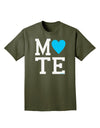 Matching Soulmate Design - Mate - Blue Adult Dark T-Shirt by TooLoud-Mens T-Shirt-TooLoud-Military-Green-Small-Davson Sales