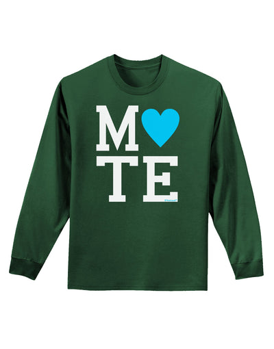 Matching Soulmate Design - Mate - Blue Adult Long Sleeve Dark T-Shirt by TooLoud-TooLoud-Dark-Green-Small-Davson Sales