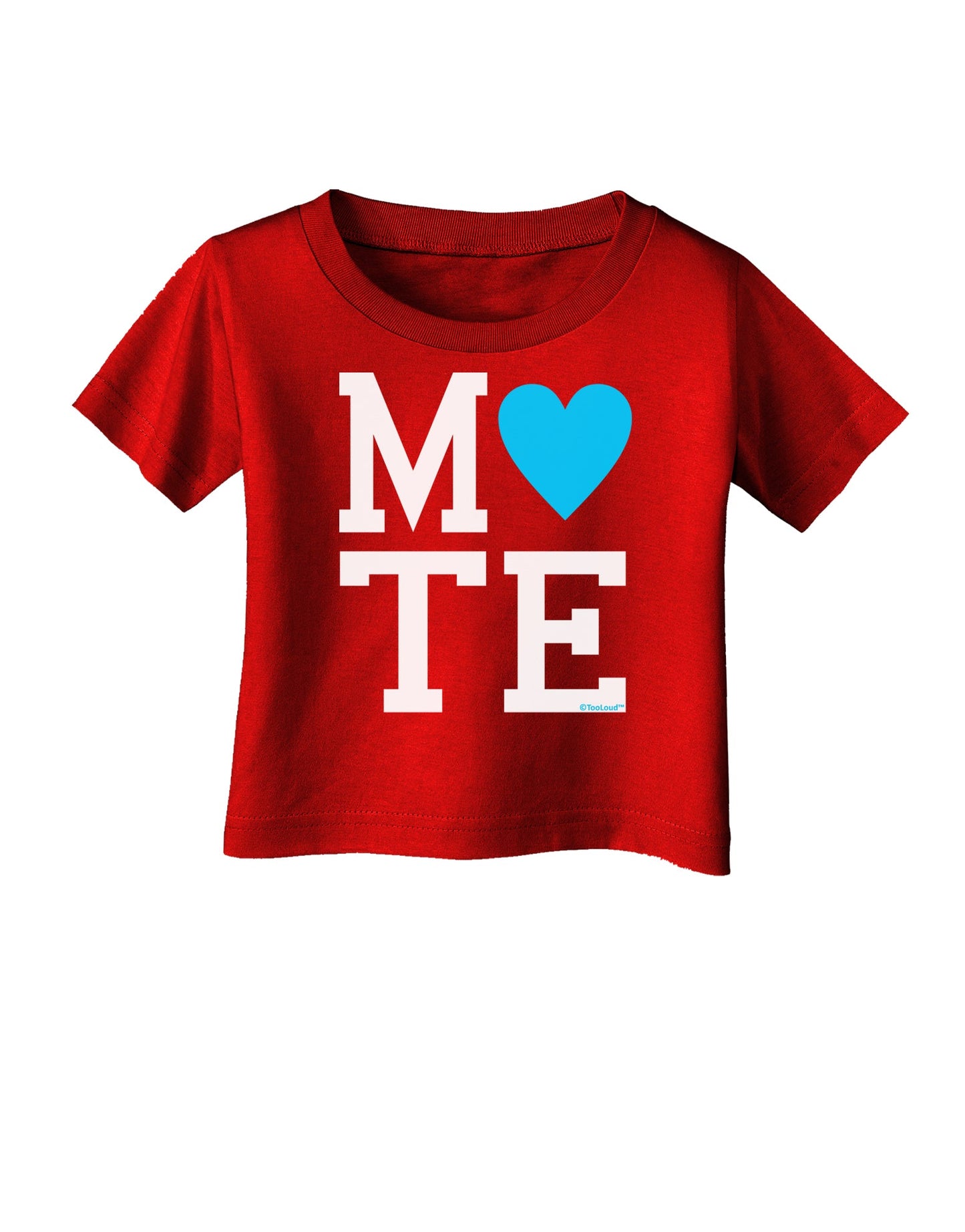 Matching Soulmate Design - Mate - Blue Infant T-Shirt Dark by TooLoud-Infant T-Shirt-TooLoud-Red-06-Months-Davson Sales