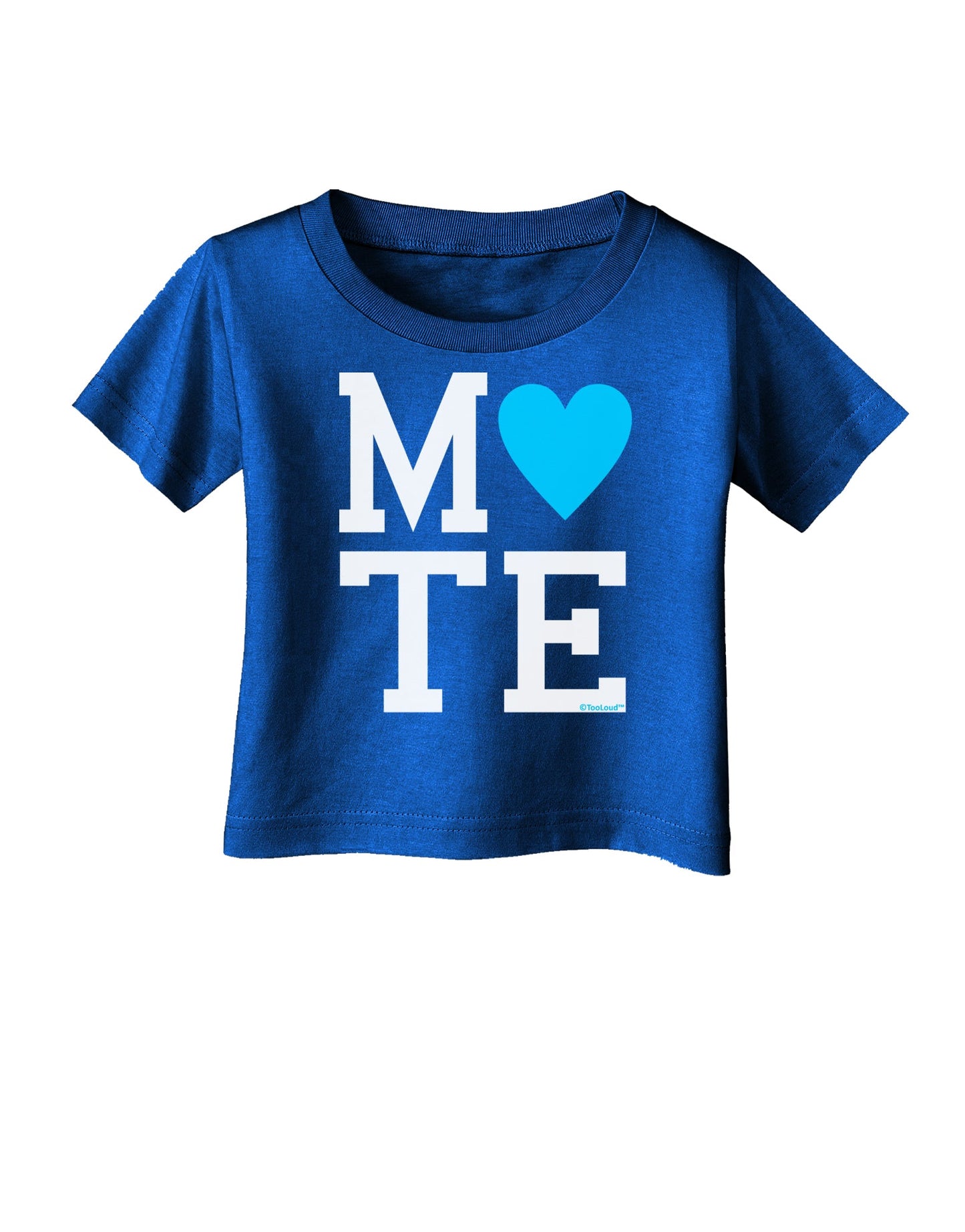 Matching Soulmate Design - Mate - Blue Infant T-Shirt Dark by TooLoud-Infant T-Shirt-TooLoud-Royal-Blue-06-Months-Davson Sales