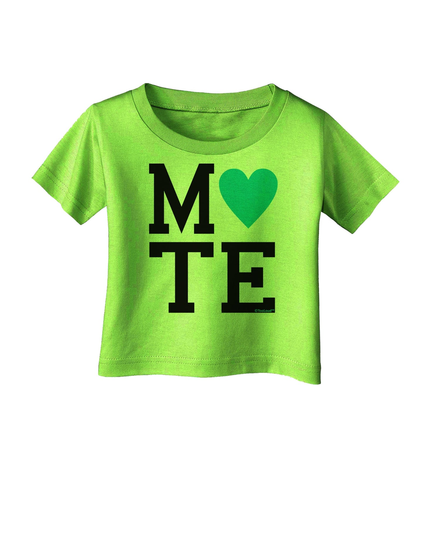 Matching Soulmate Design - Mate - Blue Infant T-Shirt by TooLoud-Infant T-Shirt-TooLoud-Lime-Green-06-Months-Davson Sales
