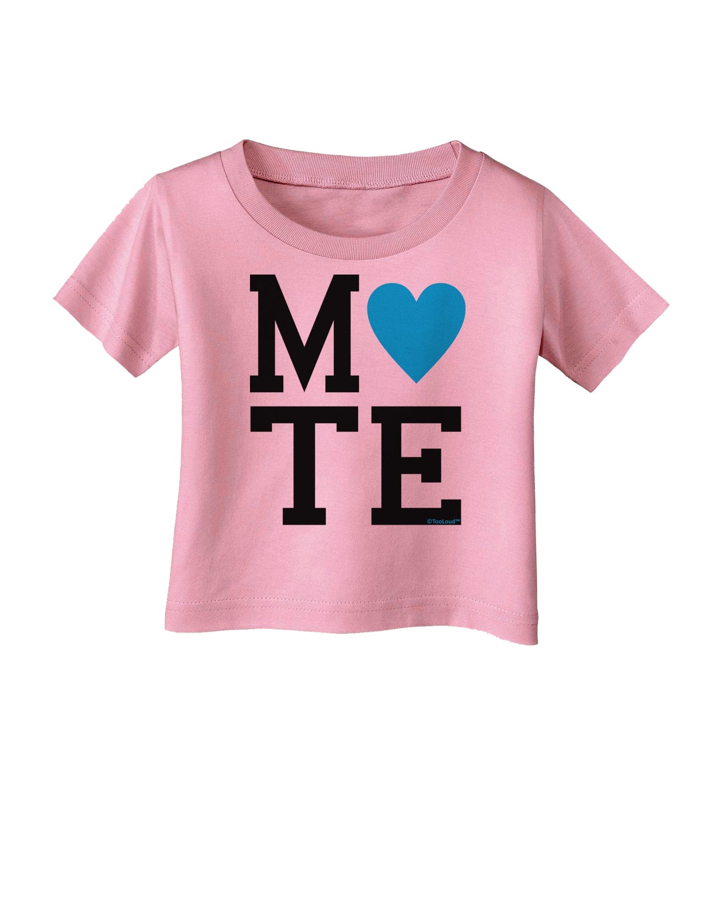Matching Soulmate Design - Mate - Blue Infant T-Shirt by TooLoud-Infant T-Shirt-TooLoud-Candy-Pink-06-Months-Davson Sales