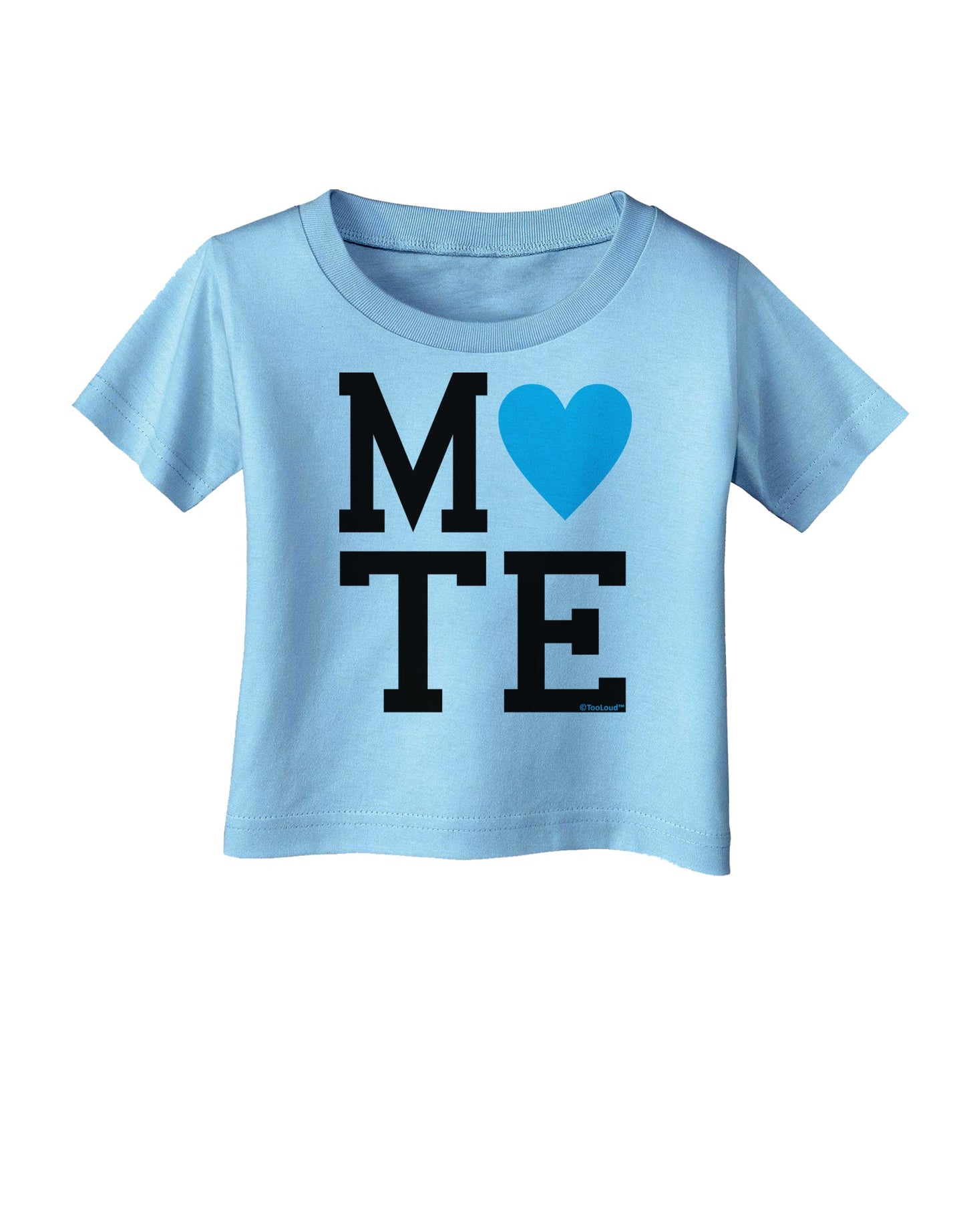 Matching Soulmate Design - Mate - Blue Infant T-Shirt by TooLoud-Infant T-Shirt-TooLoud-Aquatic-Blue-06-Months-Davson Sales