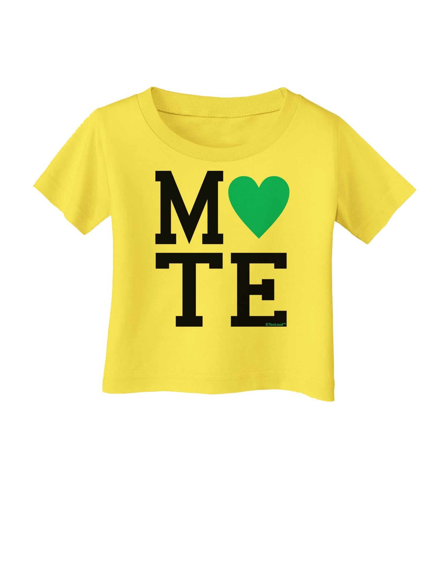 Matching Soulmate Design - Mate - Blue Infant T-Shirt by TooLoud-Infant T-Shirt-TooLoud-Yellow-06-Months-Davson Sales