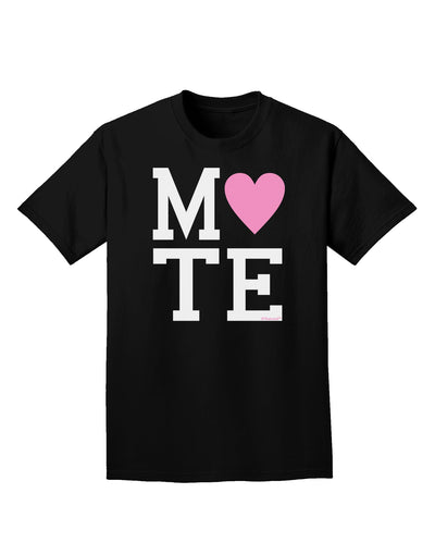 Matching Soulmate Design - Mate - Pink Adult Dark T-Shirt by TooLoud-Mens T-Shirt-TooLoud-Black-Small-Davson Sales