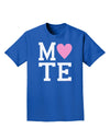 Matching Soulmate Design - Mate - Pink Adult Dark T-Shirt by TooLoud-Mens T-Shirt-TooLoud-Royal-Blue-Small-Davson Sales