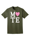 Matching Soulmate Design - Mate - Pink Adult Dark T-Shirt by TooLoud-Mens T-Shirt-TooLoud-Military-Green-Small-Davson Sales