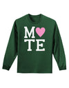 Matching Soulmate Design - Mate - Pink Adult Long Sleeve Dark T-Shirt by TooLoud-TooLoud-Dark-Green-Small-Davson Sales