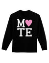 Matching Soulmate Design - Mate - Pink Adult Long Sleeve Dark T-Shirt by TooLoud-TooLoud-Black-Small-Davson Sales