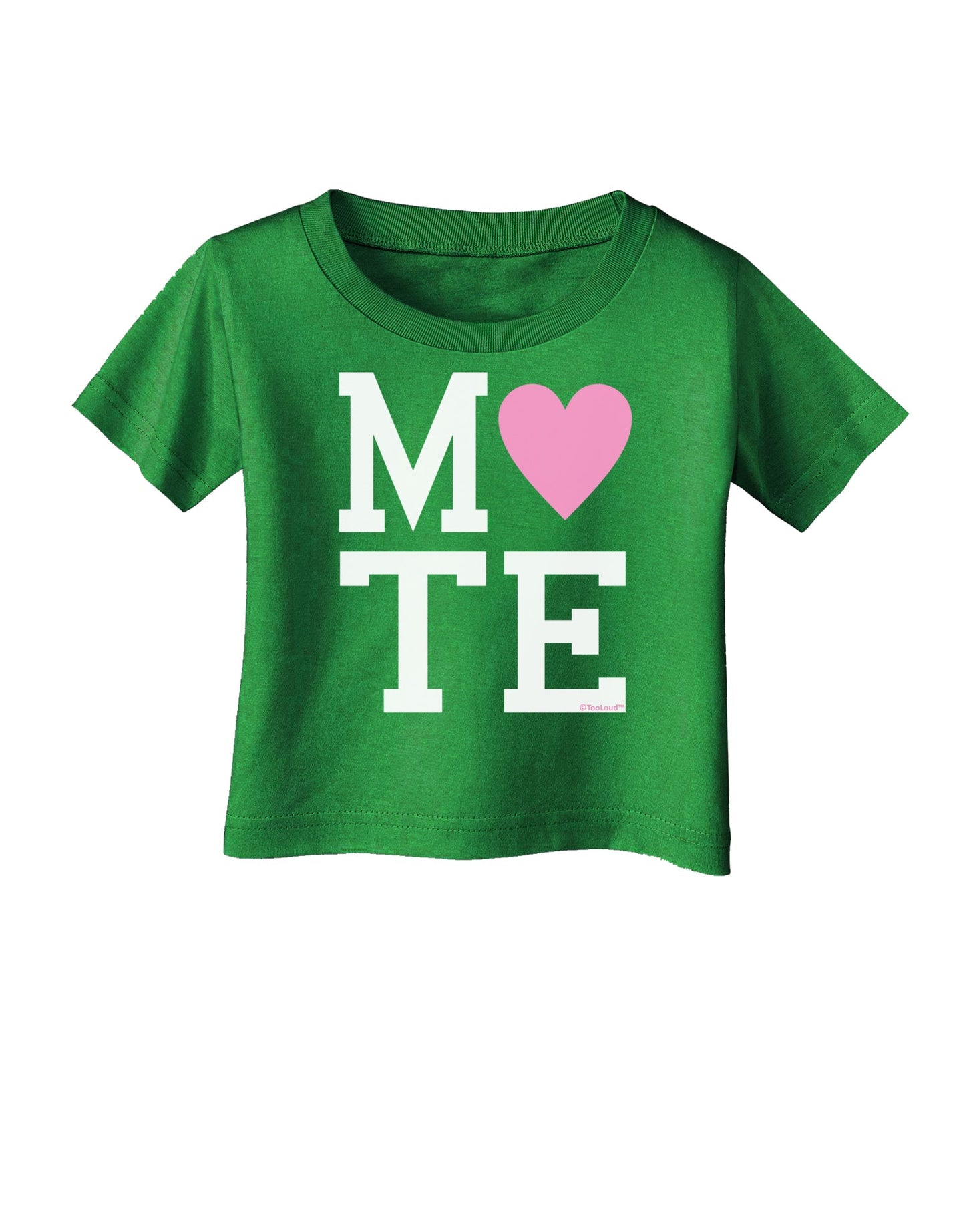 Matching Soulmate Design - Mate - Pink Infant T-Shirt Dark by TooLoud-Infant T-Shirt-TooLoud-Clover-Green-06-Months-Davson Sales