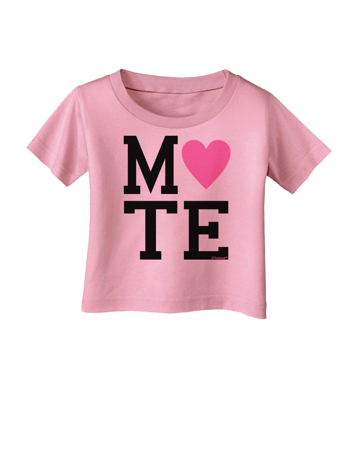 Matching Soulmate Design - Mate - Pink Infant T-Shirt by TooLoud-Infant T-Shirt-TooLoud-Candy-Pink-06-Months-Davson Sales