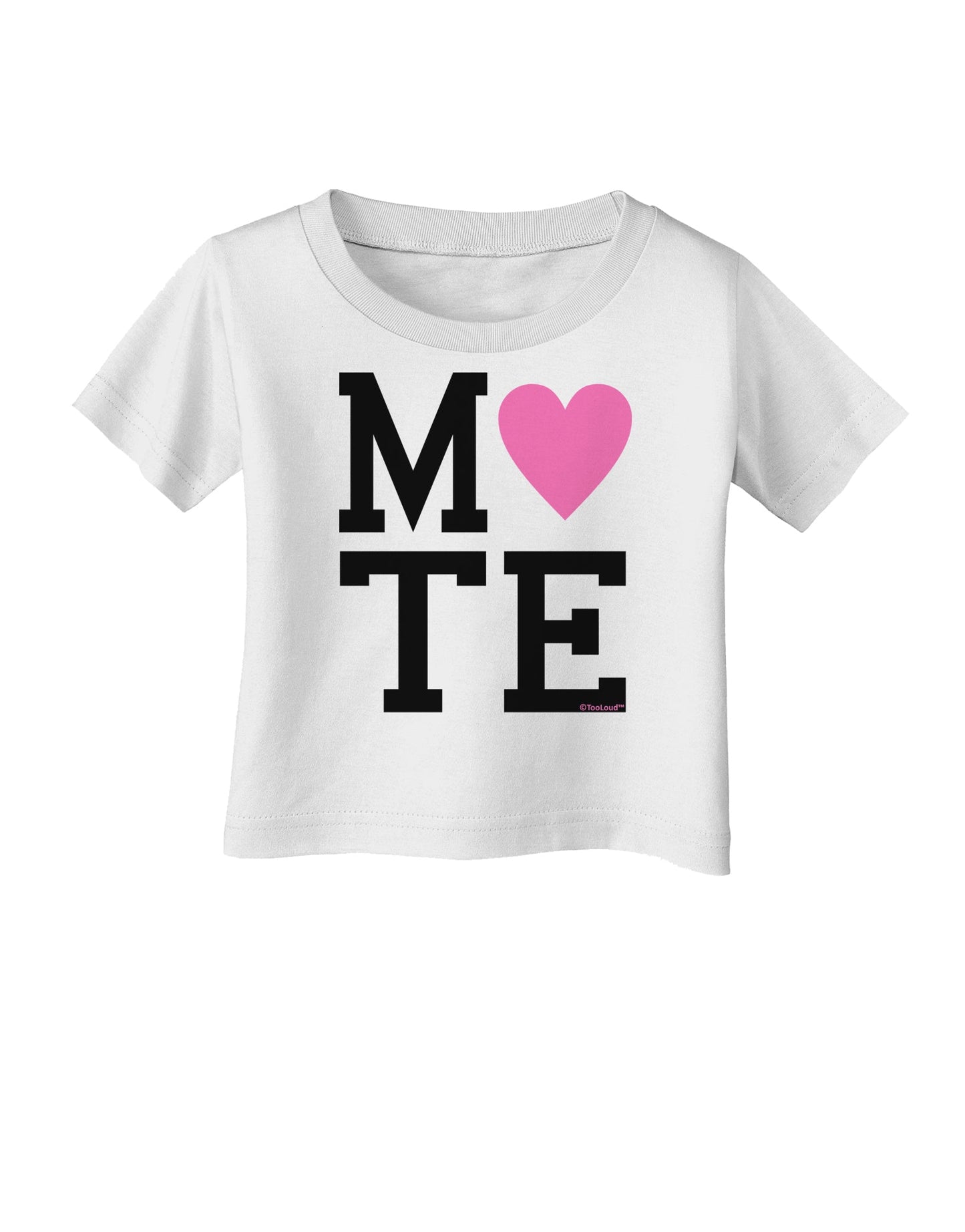 Matching Soulmate Design - Mate - Pink Infant T-Shirt by TooLoud-Infant T-Shirt-TooLoud-White-06-Months-Davson Sales