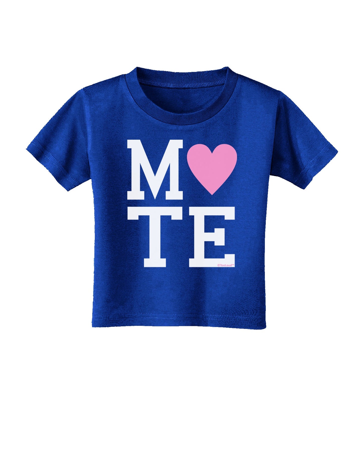 Matching Soulmate Design - Mate - Pink Toddler T-Shirt Dark by TooLoud-Toddler T-Shirt-TooLoud-Royal-Blue-2T-Davson Sales