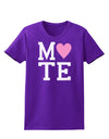 Matching Soulmate Design - Mate - Pink Womens Dark T-Shirt by TooLoud-Womens T-Shirt-TooLoud-Purple-X-Small-Davson Sales