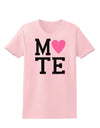 Matching Soulmate Design - Mate - Pink Womens T-Shirt by TooLoud-Womens T-Shirt-TooLoud-PalePink-X-Small-Davson Sales