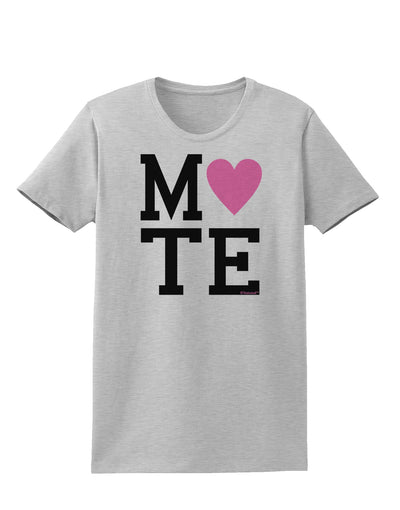 Matching Soulmate Design - Mate - Pink Womens T-Shirt by TooLoud-Womens T-Shirt-TooLoud-AshGray-X-Small-Davson Sales