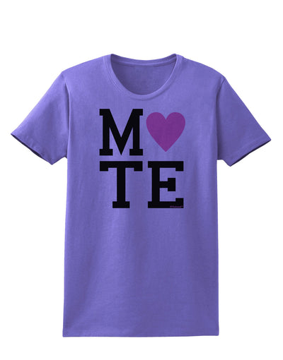 Matching Soulmate Design - Mate - Pink Womens T-Shirt by TooLoud-Womens T-Shirt-TooLoud-Violet-X-Small-Davson Sales