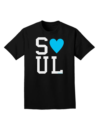 Matching Soulmate Design - Soul - Blue Adult Dark T-Shirt by TooLoud-Mens T-Shirt-TooLoud-Black-Small-Davson Sales