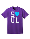 Matching Soulmate Design - Soul - Blue Adult Dark T-Shirt by TooLoud-Mens T-Shirt-TooLoud-Purple-Small-Davson Sales