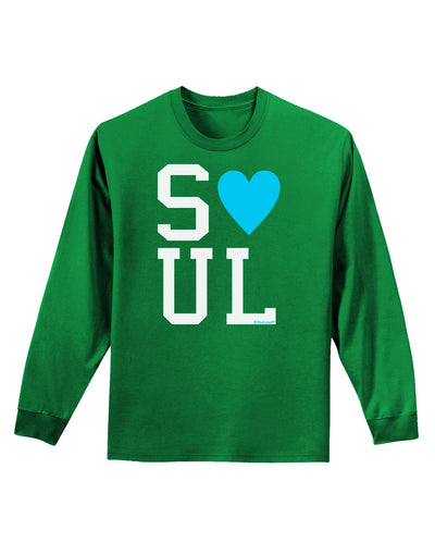 Matching Soulmate Design - Soul - Blue Adult Long Sleeve Dark T-Shirt by TooLoud-TooLoud-Kelly-Green-Small-Davson Sales