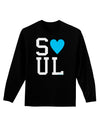 Matching Soulmate Design - Soul - Blue Adult Long Sleeve Dark T-Shirt by TooLoud-TooLoud-Black-Small-Davson Sales