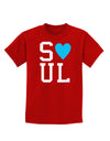 Matching Soulmate Design - Soul - Blue Childrens Dark T-Shirt by TooLoud-Childrens T-Shirt-TooLoud-Red-X-Small-Davson Sales