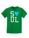 Matching Soulmate Design - Soul - Blue Childrens Dark T-Shirt by TooLoud-Childrens T-Shirt-TooLoud-Kelly-Green-X-Small-Davson Sales