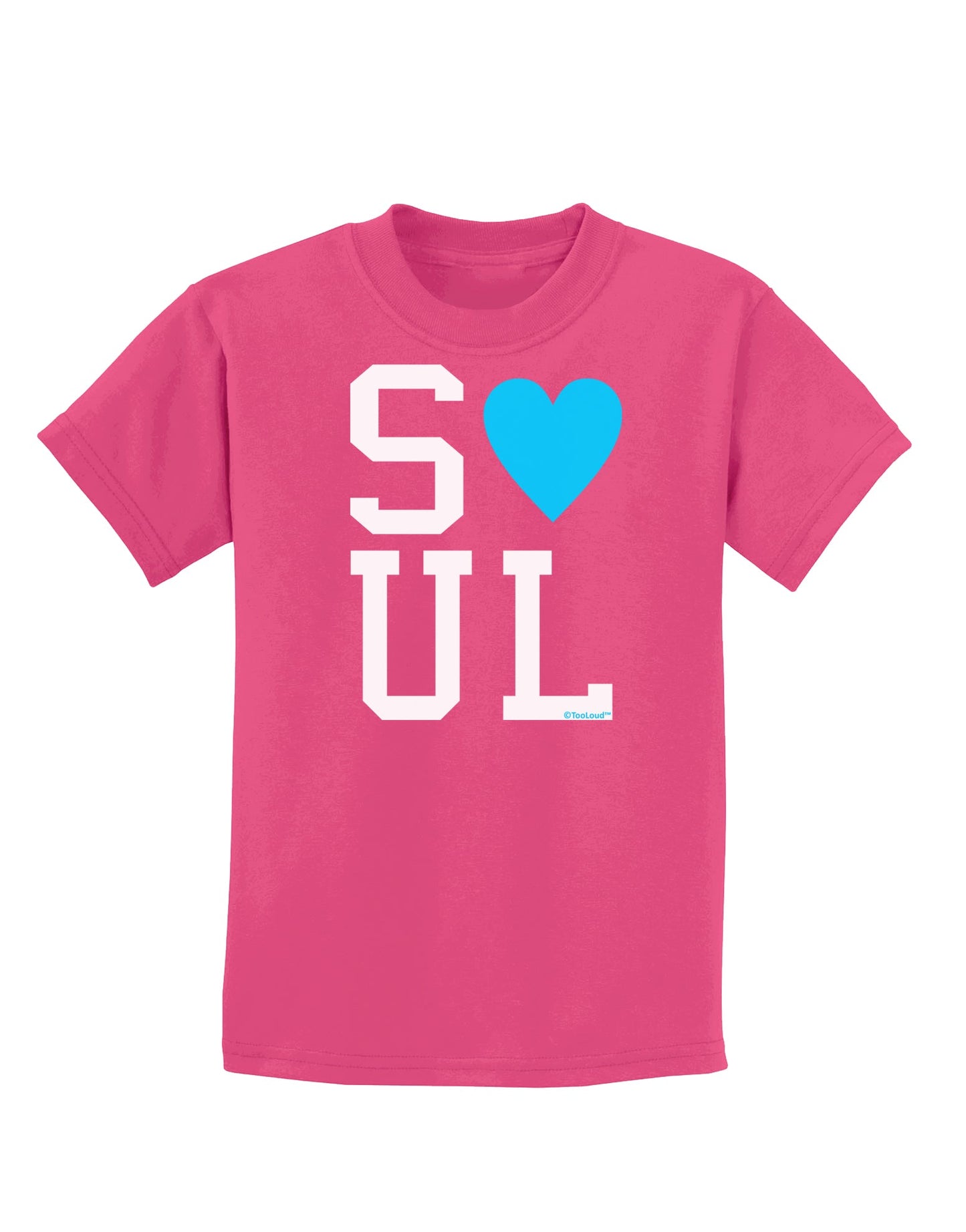 Matching Soulmate Design - Soul - Blue Childrens Dark T-Shirt by TooLoud-Childrens T-Shirt-TooLoud-Sangria-X-Small-Davson Sales