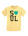 Matching Soulmate Design - Soul - Blue Childrens T-Shirt by TooLoud-Childrens T-Shirt-TooLoud-Daffodil-Yellow-X-Small-Davson Sales