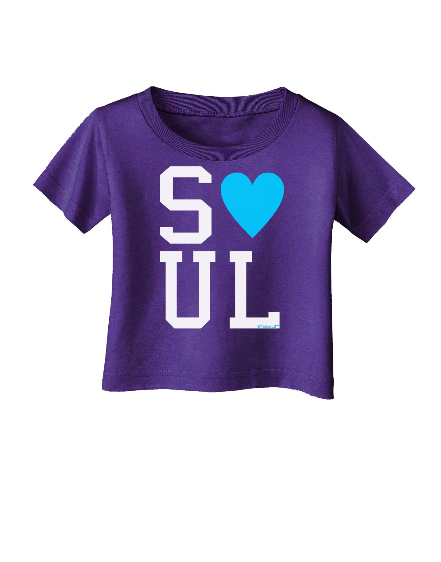 Matching Soulmate Design - Soul - Blue Infant T-Shirt Dark by TooLoud-Infant T-Shirt-TooLoud-Purple-06-Months-Davson Sales