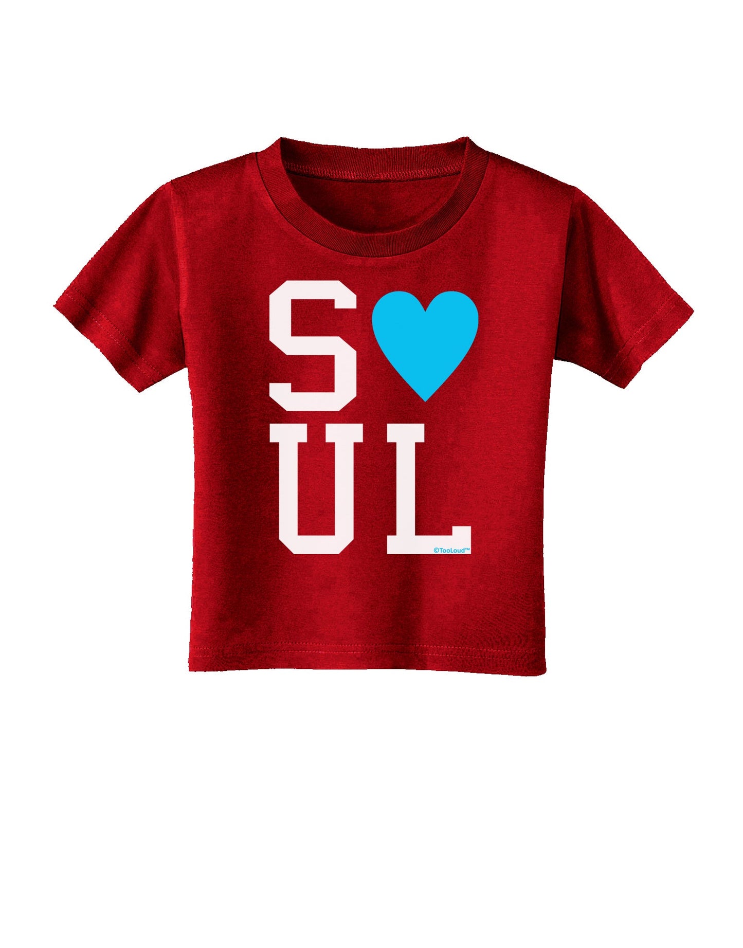 Matching Soulmate Design - Soul - Blue Toddler T-Shirt Dark by TooLoud-Toddler T-Shirt-TooLoud-Red-2T-Davson Sales